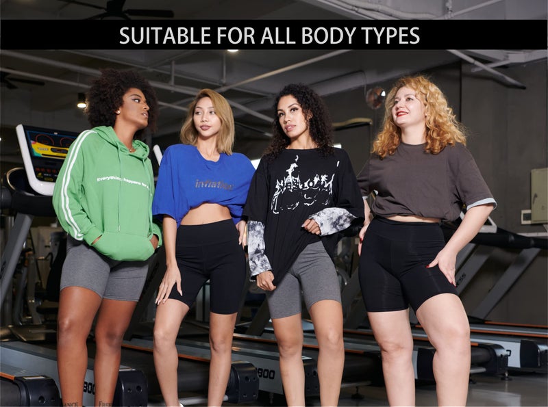 K-CHEONY Cotton Shorts for Women Stretch Spandex Anti Chafing Boyshorts Safety Panty Biker Shorts for Under Dresses Black - Image 3